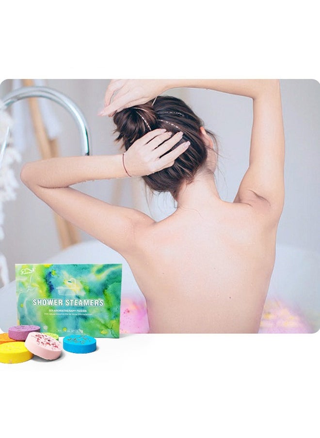 Ocean - Shower Steamers for Stress Relief Gift Set 6 Pack, Aromatherapy Self Care Shower Bombs with Essential Oils, Cozy Relaxing Spa - Image 1