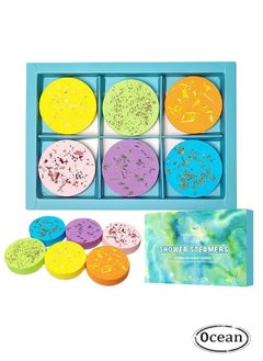 Shower Steamers for Stress Relief Gift Set 6 Pack, Aromatherapy Self Care Shower Bombs with Essential Oils, Cozy Relaxing Spa