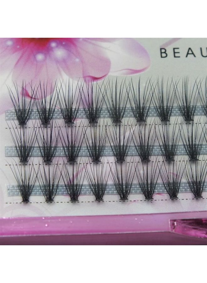 Dedila 8/10/12/14/16/17/18/20mm 60pcs 20 Root Grafting Individual False Eyelashes Mink Natural Long Eye Lashes Cluster Extension Makeup Beauty Fake Eyelash(14mm) - Image 3