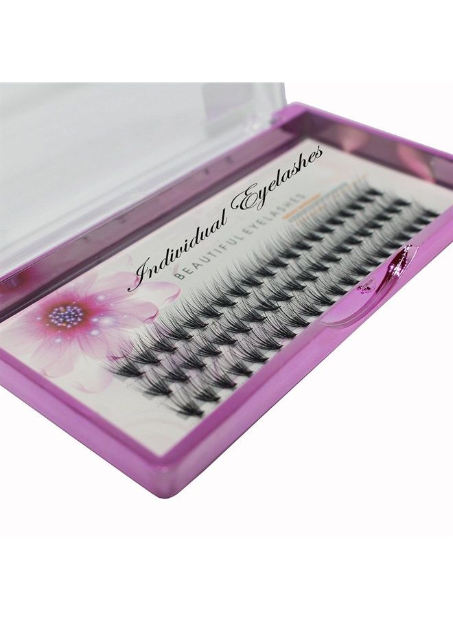 Dedila 8/10/12/14/16/17/18/20mm 60pcs 20 Root Grafting Individual False Eyelashes Mink Natural Long Eye Lashes Cluster Extension Makeup Beauty Fake Eyelash(14mm) - Image 4