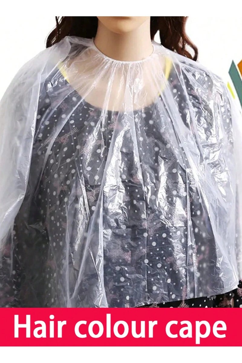 10 pieces of hair dye cape designed to protect against stains and spills during hair coloring and care - Image 1