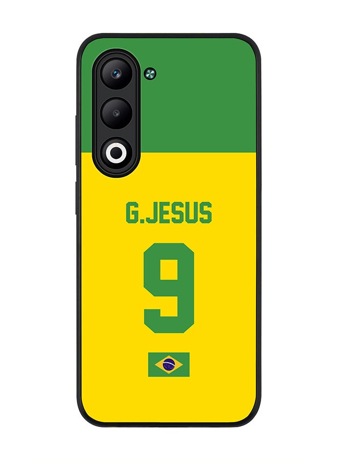 Stylizedd For Oppo A5 5G / A5 4G Case,Slim fit Camera Protection, Shockproof Thin Phone cover  - Football - Brazil,  G.Jesus