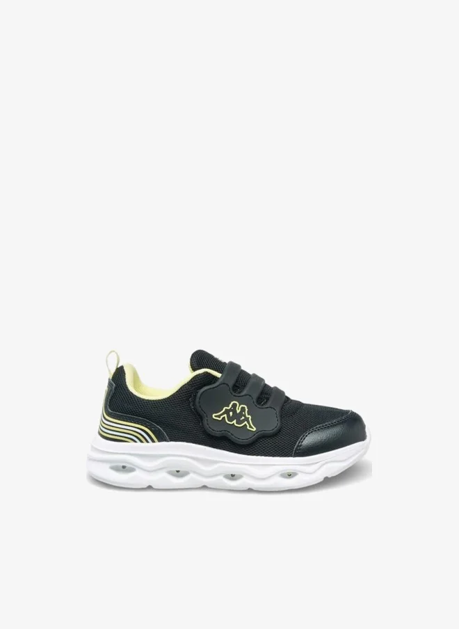 كابا Low Top Sneakers With Hook & Loop Closure, Light-Up