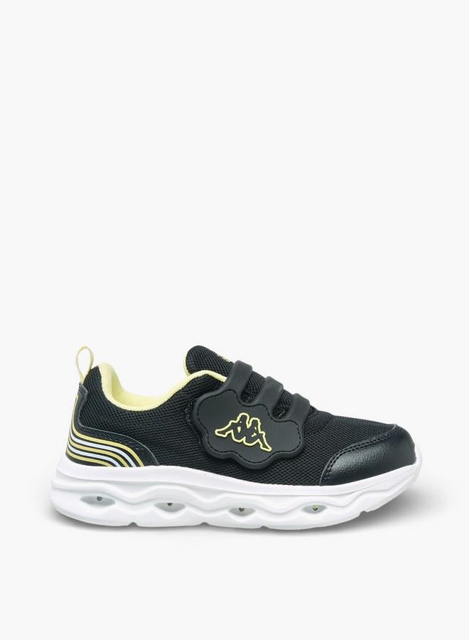 Kappa Low Top Sneakers With Hook & Loop Closure, Light-Up - Image 3