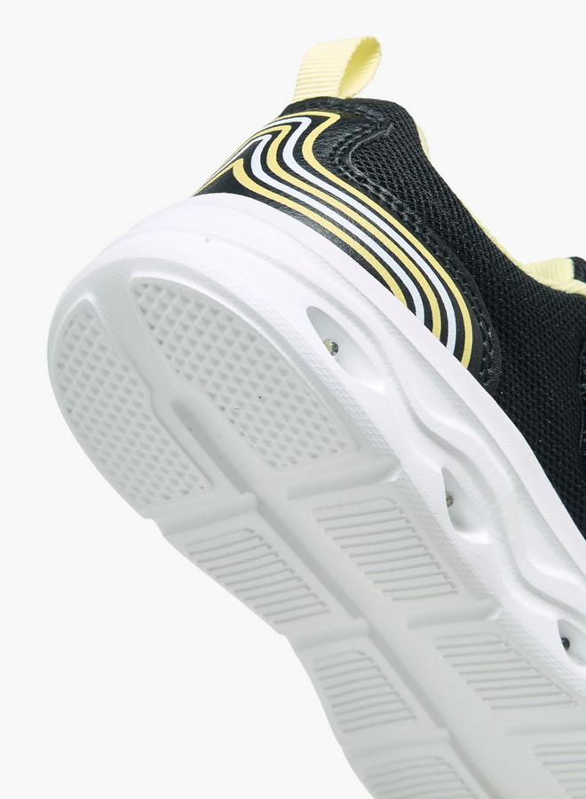 Kappa Low Top Sneakers With Hook & Loop Closure, Light-Up - Image 5