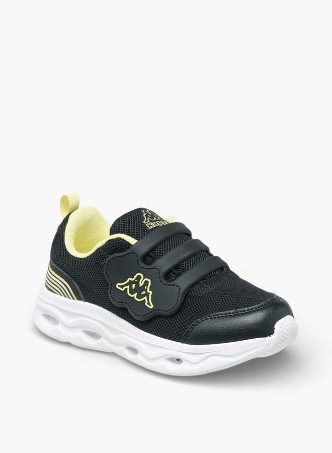 Kappa Low Top Sneakers With Hook & Loop Closure, Light-Up - Image 2