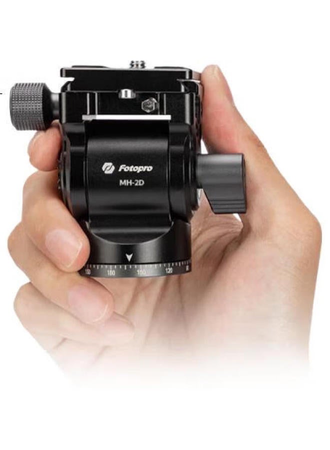 Fotopro Mh-2D Cnc Craft High Elasticity Retractable Handle Aluminum Alloy Video Shooting Camera Tripod With Hydraulic Pan Tilt - Image 2