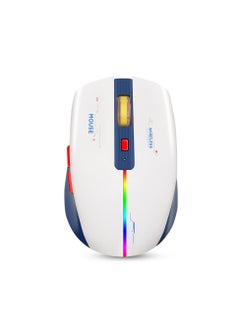 M MIAOYAN New silent wireless rechargeable mouse compact office portable notebook desktop computer home adjustable DPI thin and light mouse  - Image 1