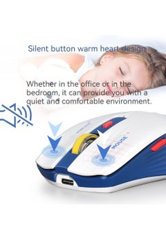 M MIAOYAN New silent wireless rechargeable mouse compact office portable notebook desktop computer home adjustable DPI thin and light mouse  - Image 5