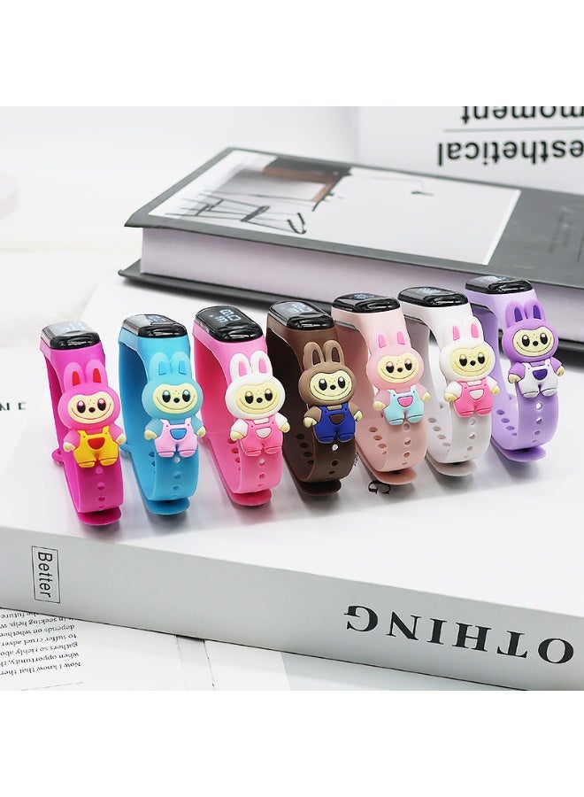 Merrystick 7 Pcs Kids' Water Resistant Silicone Digital Watch  Children's Cute Cartoon Touch Watch Party Favors for Kids Watch, Return Gifts for Birthday Party Kids, Party Favours Bulk Gifts for Kids, Mini Toys Birthday Giveaways, Small Gifts Party Favors, Goodie Bags Pinata - Image 3