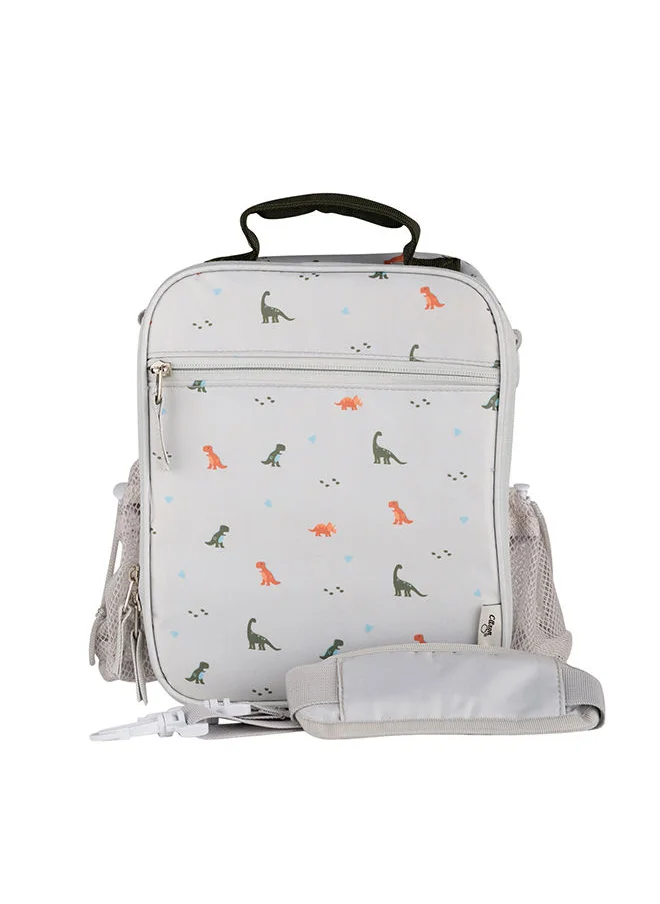 سترون Insulated Lunch Bag Backpack For Kids School, Non - Toxic Material, Reusable Lunch Bag Dino