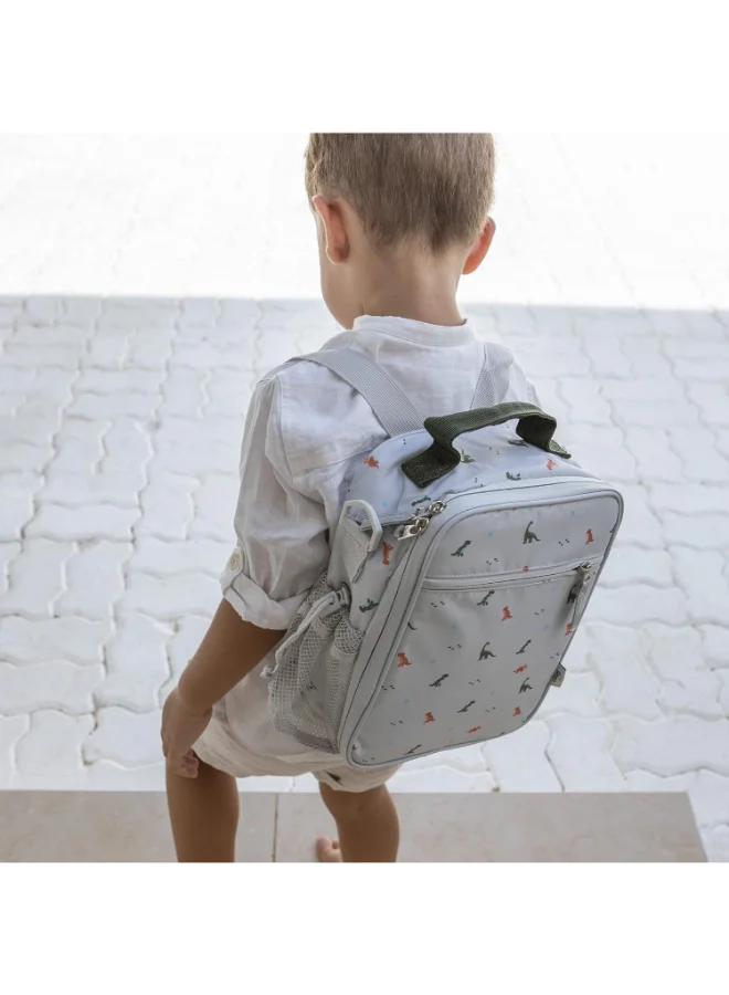 Citron Insulated Lunch Bag Backpack For Kids School, Non - Toxic Material, Reusable Lunch Bag Dino