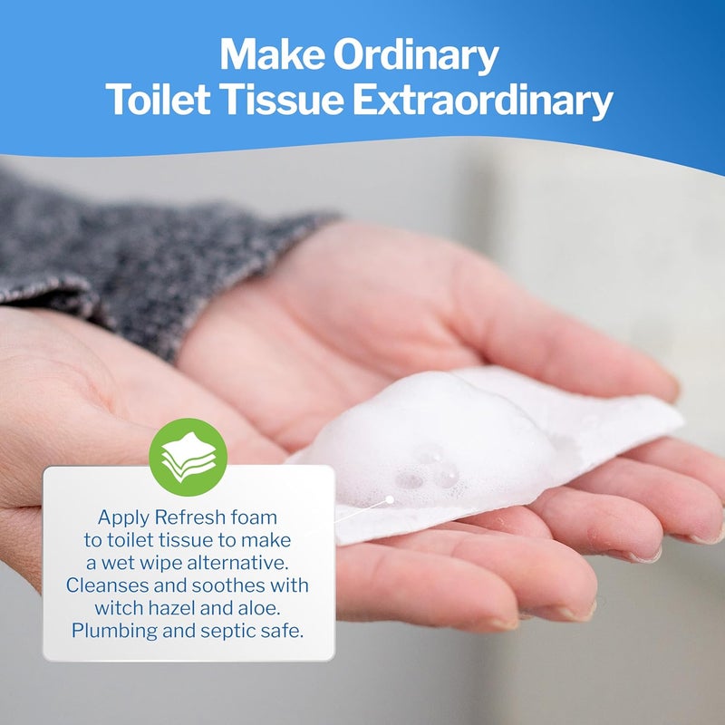 Refresh Liquid Wipe Toilet Paper Spray 3-Pack | Alcohol-Free Wet Wipe Alternative for Sensitive Skin | Eco-Friendly | Septic Safe – 2 fl oz Each - Image 4