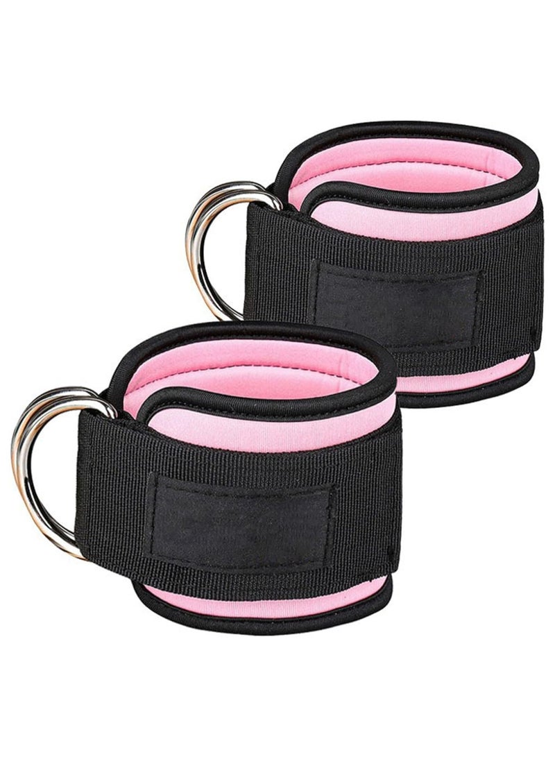 Vparty Ankle Strap for Cable Machine – Pack of 2 Premium Padded Ankle Cable Straps, Glute Kickback, Leg Extension, Adjustable Fitness Strap for Workout, Strength Training, Home Gym, Lower Body Exercise, and Fitness Equipment  - Image 1