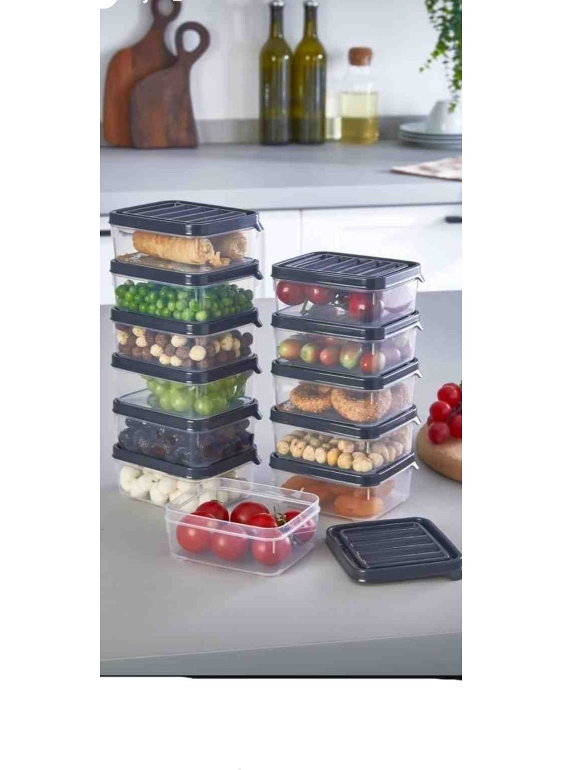 Vzn - Storage Container 250 ml 12 pieces breakfast storage container freezer storage container - Image 1