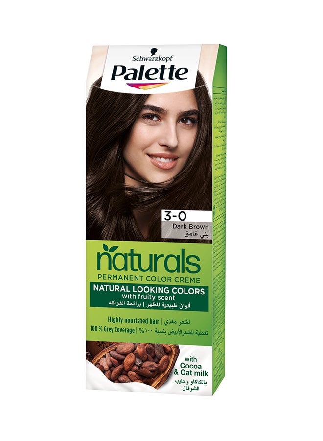 Palette 1-Piece Permanent Natural Colours Cream Dark Brown - Image 1