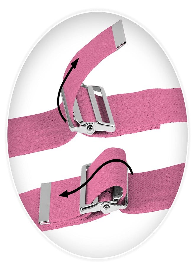 ASA TECHMED Gait Belts for Seniors, Belt to Lift Elderly Standing Assist Aid Quick Release Buckle for Caregivers, Nurses, Home Health Aides, Physical Therapists - 60" Pink - Image 5