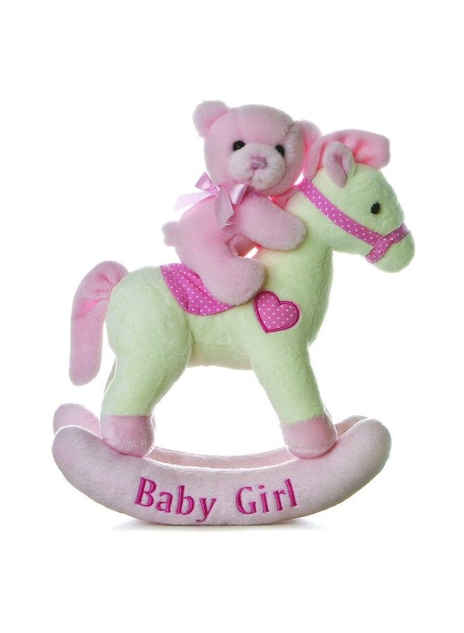 ebba Comfy 12" Baby Girl Rocking Horse Musical - Image 1