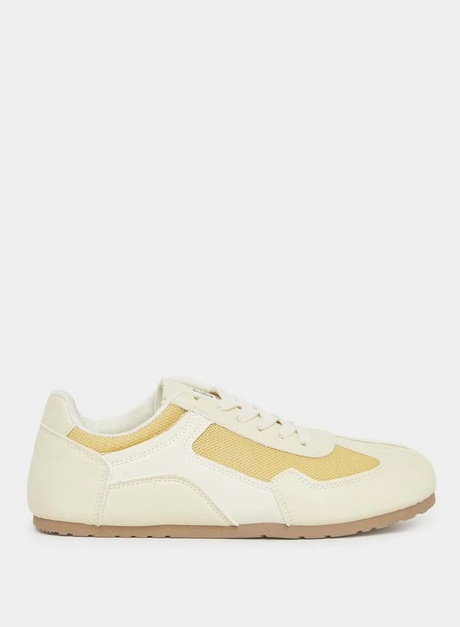 Styli Styli Color Block Lace Up Sneakers