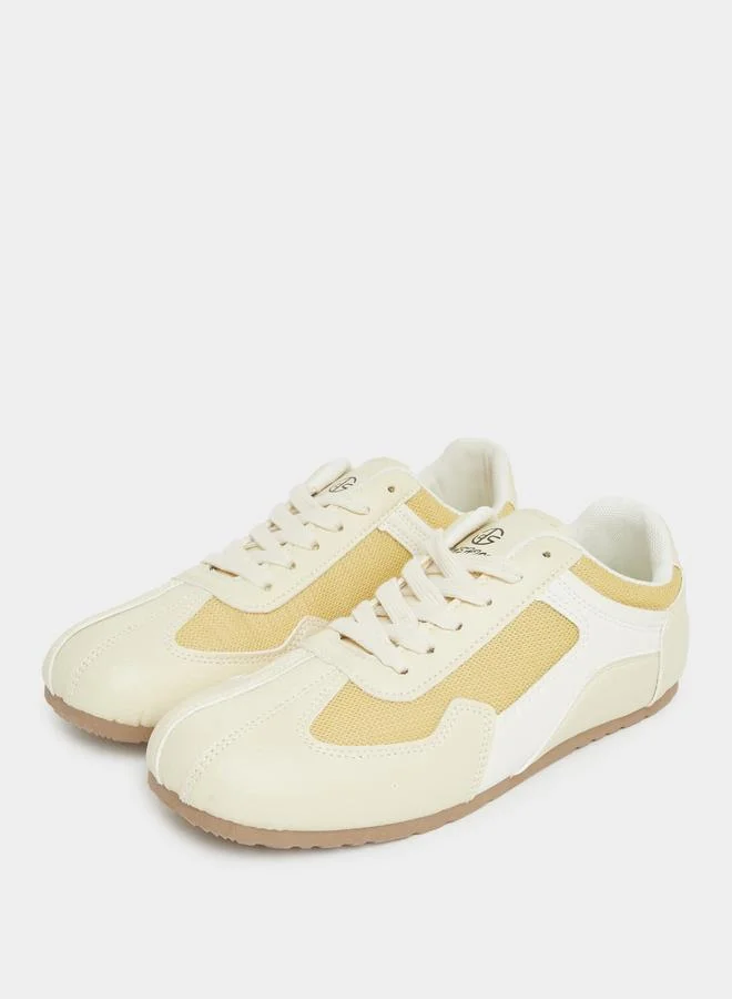 Styli Styli Color Block Lace Up Sneakers