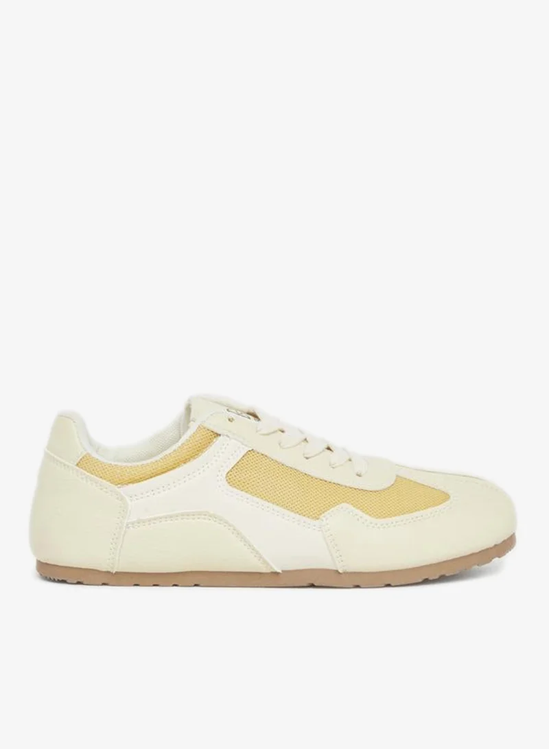 Styli Active Color Block Lace Up Sneakers