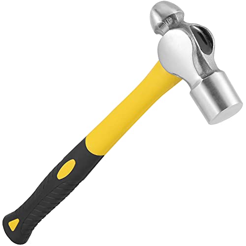 HAKZEON 2 PCS 24 OZ and 32 OZ Ball Peen Hammer Set, Forged Steel Ball Pain Hammer, Metal Ball Peen Hammer, with Construction and Shock Absorption Non-Slip Handle for Strong Striking work - Image 4