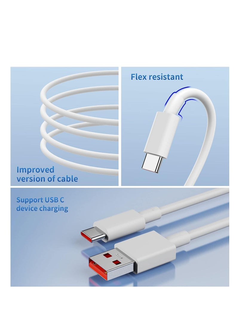 2Packs USB C Cable Fast Charging 120W 3A Compatible with Xiaomi, Redmi and Poco Phones (1M) - Image 2