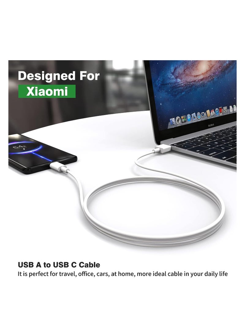 2Packs USB C Cable Fast Charging 120W 3A Compatible with Xiaomi, Redmi and Poco Phones (1M) - Image 3