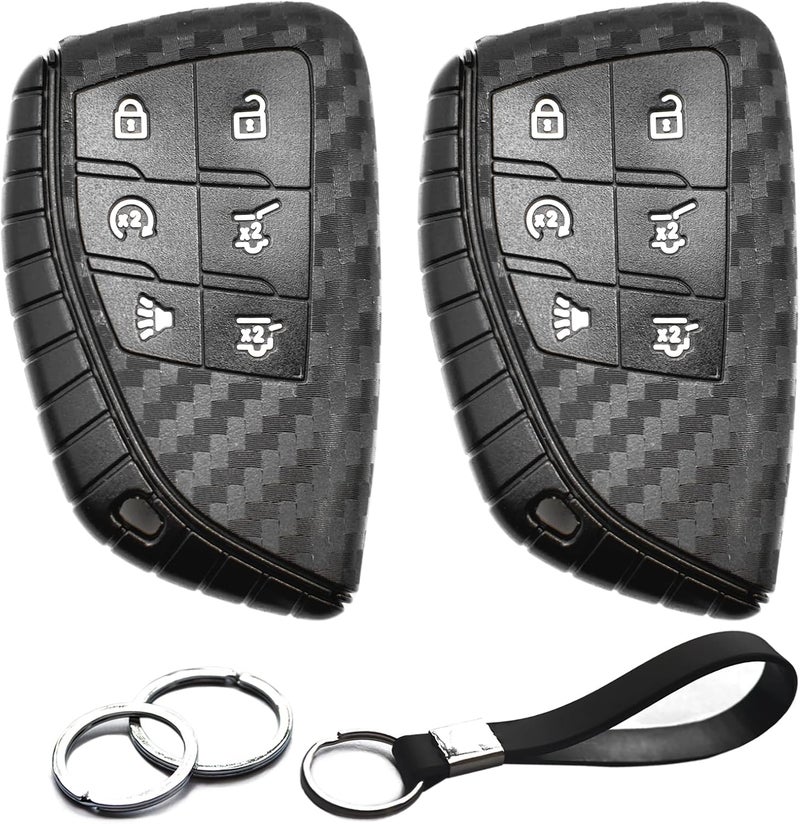INFIPAR Key Fob Cover Case for Chevy GMC - Image 1