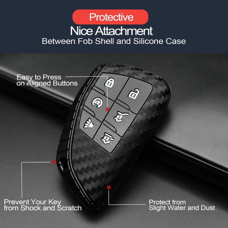 INFIPAR Key Fob Cover Case for Chevy GMC - Image 4