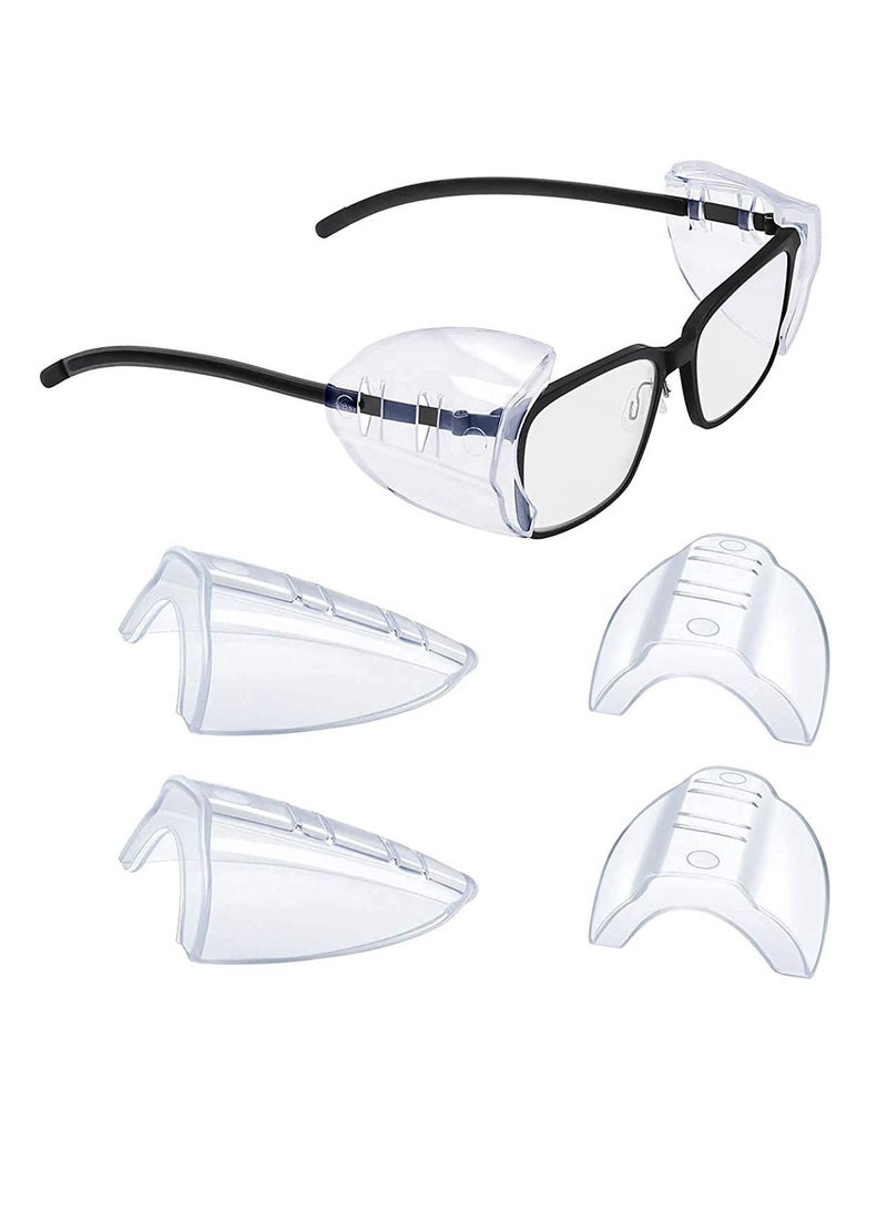 Y&D Side Shields for Transparent Prescription Glasses - 2 Pairs  - Image 1