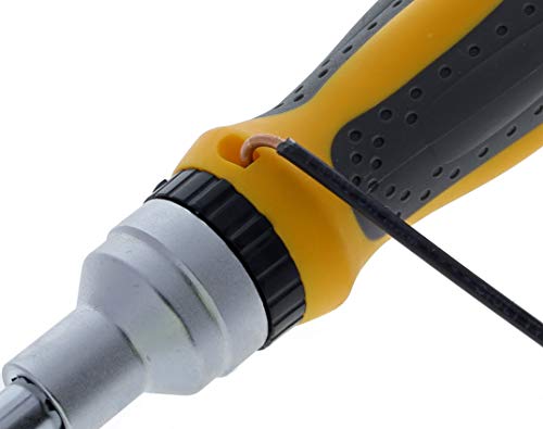 Ideal Industries IDEAL Electrical 35-988 Ratch-A-Nut Screwdriver 9-In-1 Ratcheting Nut Driver with Screwdriver, Driver Bit Sets - Image 5