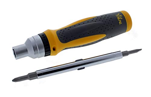 Ideal Industries IDEAL Electrical 35-988 Ratch-A-Nut Screwdriver 9-In-1 Ratcheting Nut Driver with Screwdriver, Driver Bit Sets - Image 2
