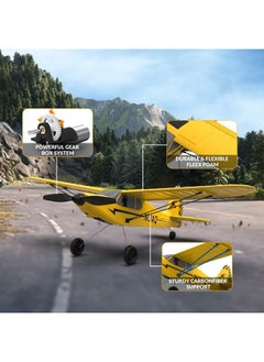 VOLANTEXRC Rc Plane Trainer Sport Cub 3Ch Remote Control Airplane With Prop Saver, 6-Axis Gyro Stabilizer & 3 Modes To Fly, Radio Controlled Aircraft Rtf For Beginners, Kids And Adults (400Mm,Yellow)  - Image 5