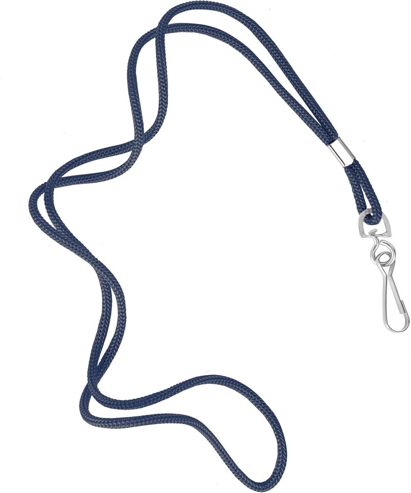 COTODO ID Navy Blue Lanyards Safety Badge Lanyard 36" with Swivel Hook 100 Pack - Image 1
