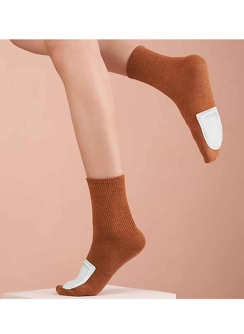 Hodaf 5 pairs Foot Toe Warmers, Up to 8 Hours of Heat Long Lasting, Hot Insole Feet Warmer, Instant Toe Warmers Disposable Adhesive Air Activated Warmers for Winter Outdoor Activities, 5 Pairs - Image 5