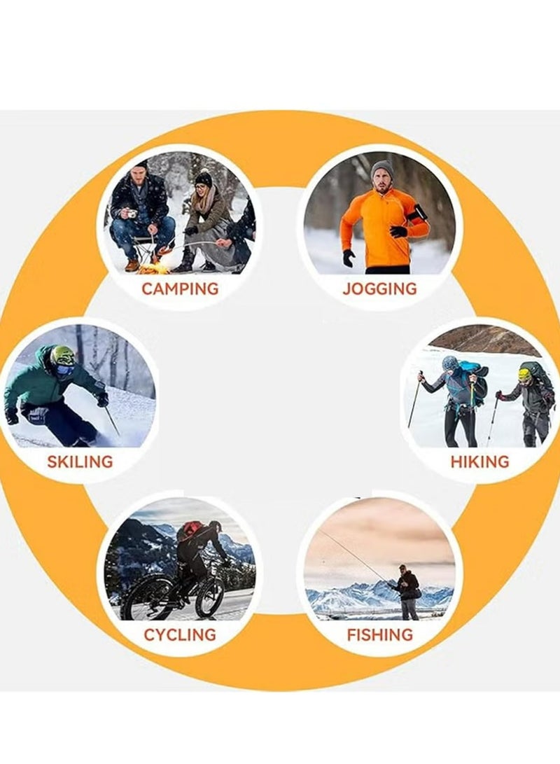 Hodaf 5 pairs Foot Toe Warmers, Up to 8 Hours of Heat Long Lasting, Hot Insole Feet Warmer, Instant Toe Warmers Disposable Adhesive Air Activated Warmers for Winter Outdoor Activities, 5 Pairs - Image 2