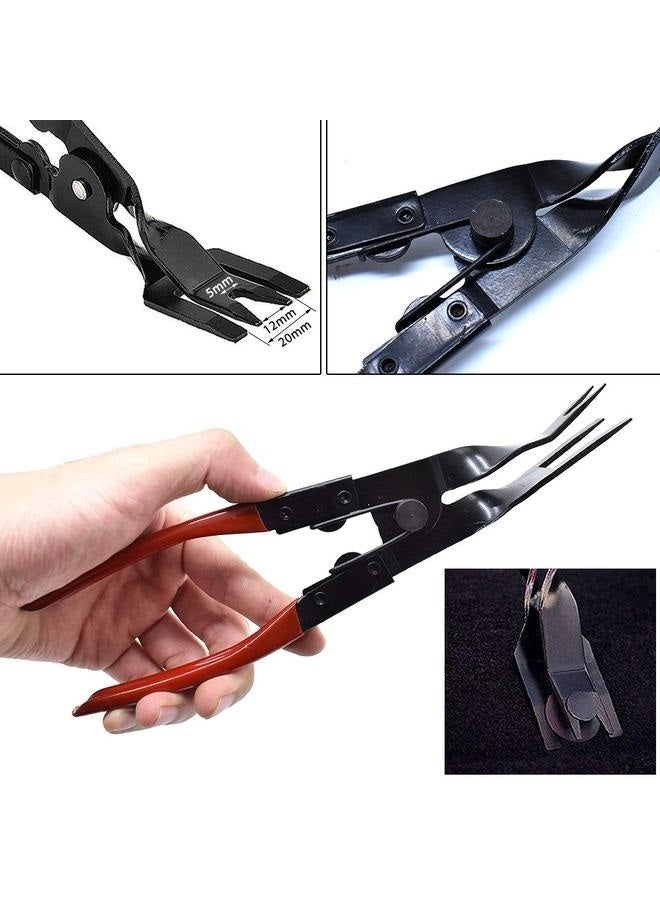 Generic 19Pcs Auto Trim Removal Tool Set, Door Panel Fastener Clips Removal Pliers Trim Puller Pry Repair Tool,for Trim Clip Push  - Image 3