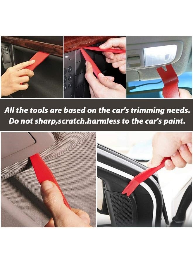 Generic 19Pcs Auto Trim Removal Tool Set, Door Panel Fastener Clips Removal Pliers Trim Puller Pry Repair Tool,for Trim Clip Push  - Image 5