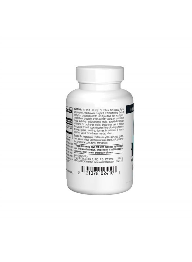 Source Naturals Huperzine A 100mcg, for Learning and Memory, 120 Tablets - Image 2