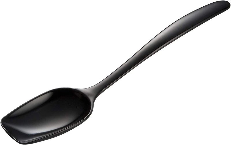 Black 10" Melamine Serving Spoon