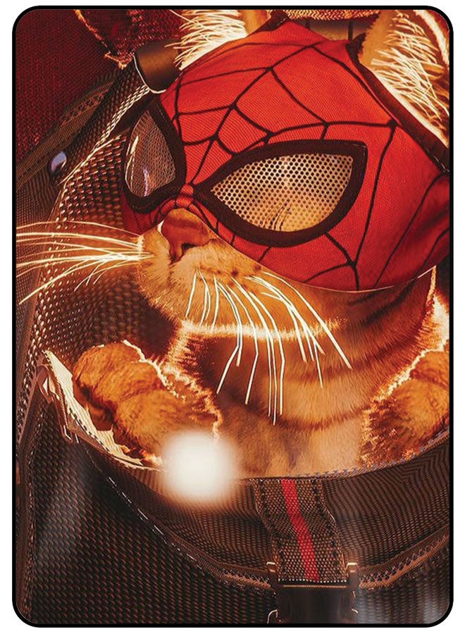 EYE CATCH Protective Case Cover For Samsung Galaxy Tab A9 Plus Spider Cat - Image 1