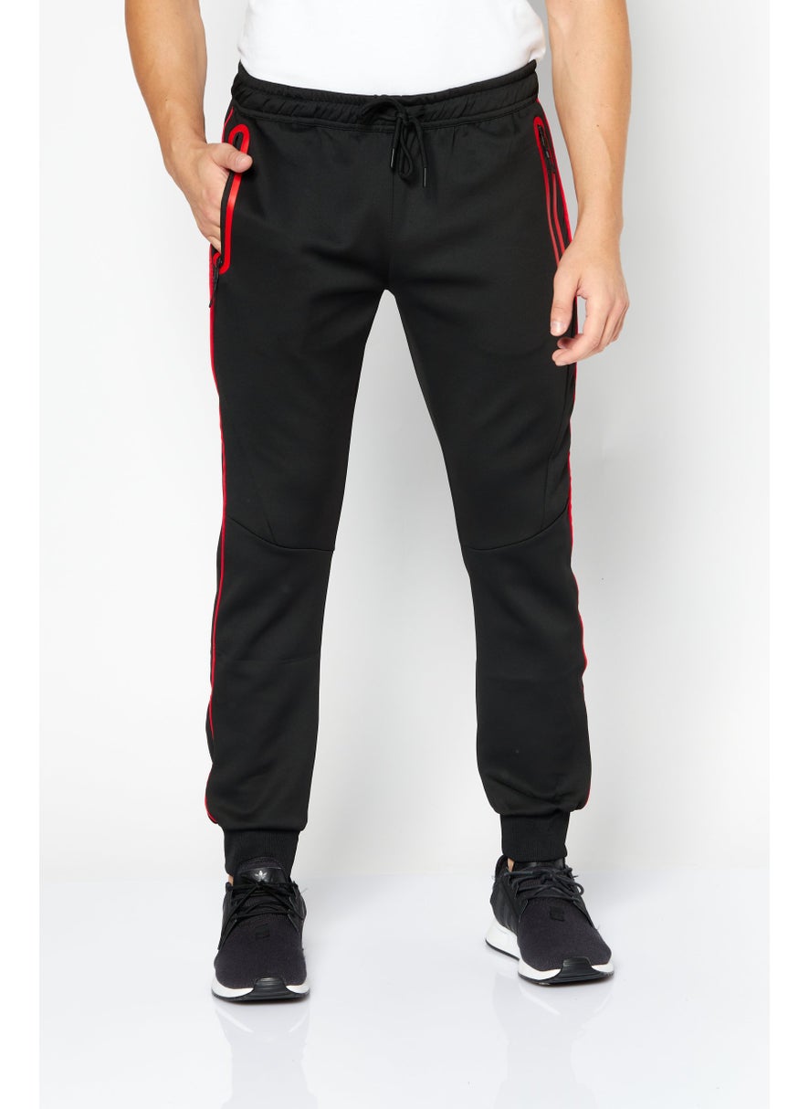 Cultura New York Men Sportswear Fit Training Sweatpants, Black  - Image 1