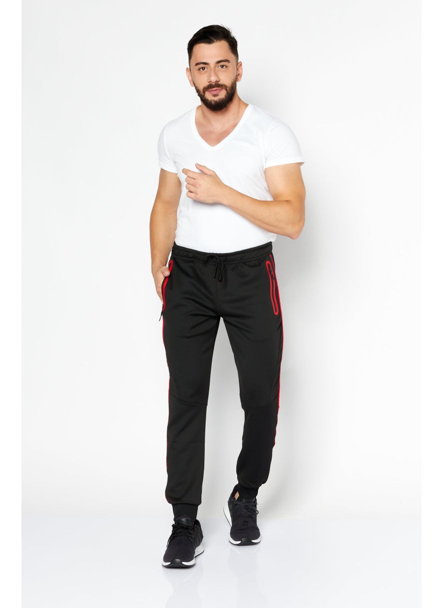 Cultura New York Men Sportswear Fit Training Sweatpants, Black  - Image 2