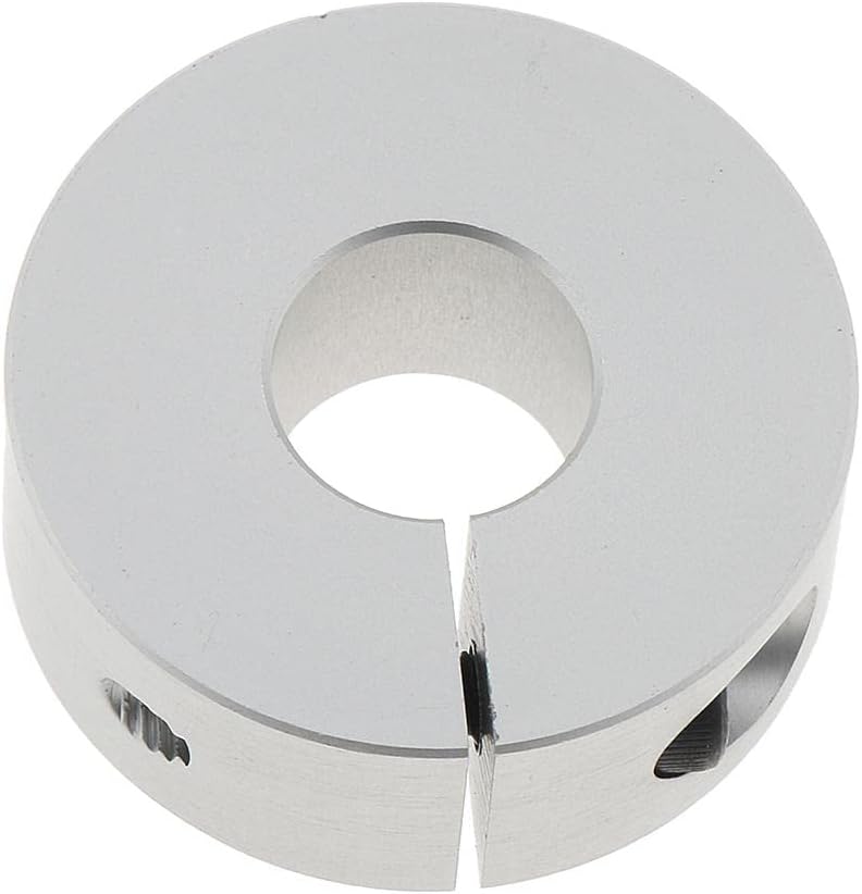 كلاراكو طوق إيقاف حلقي من الألومنيوم بأحجام 10 مم، 13 مم، 16 مم، 22 مم، 28 مم، لتحديد عمق عمود مثقاب الحفر، فضي اللون، يدوم طويلاً، 13 مم - Image 2