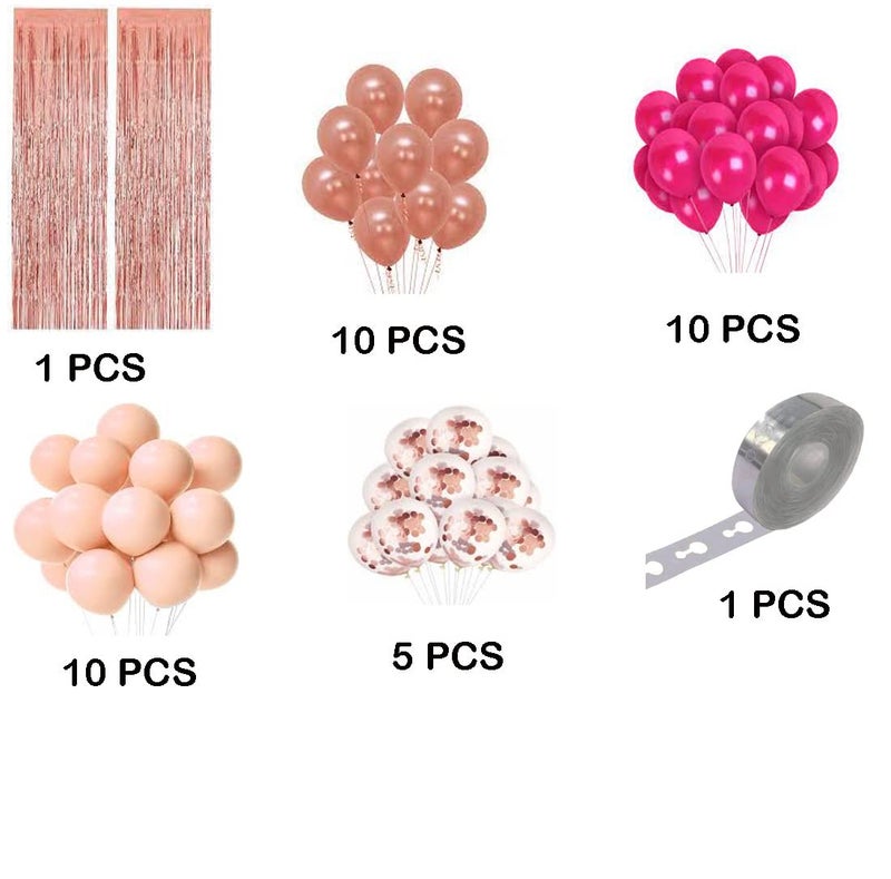 SOI Balloons For Decoration | Confetti Balloons For Decoration | Metallic Balloons For Decoration | Balloons For Decoration Birthday Party | Balloons For Decoration Anniversary Party - Image 2