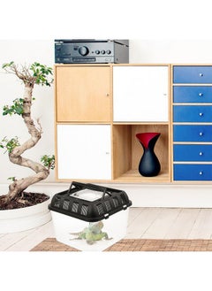 POPETPOP POPETPOP Transparent Reptile Breeding Box Climbing Pet Breeding Holder Reptile Feeding Case for Turtles Lizards Spiders and Other Reptiles Storage Container for Safe Display and Transport  - Image 3