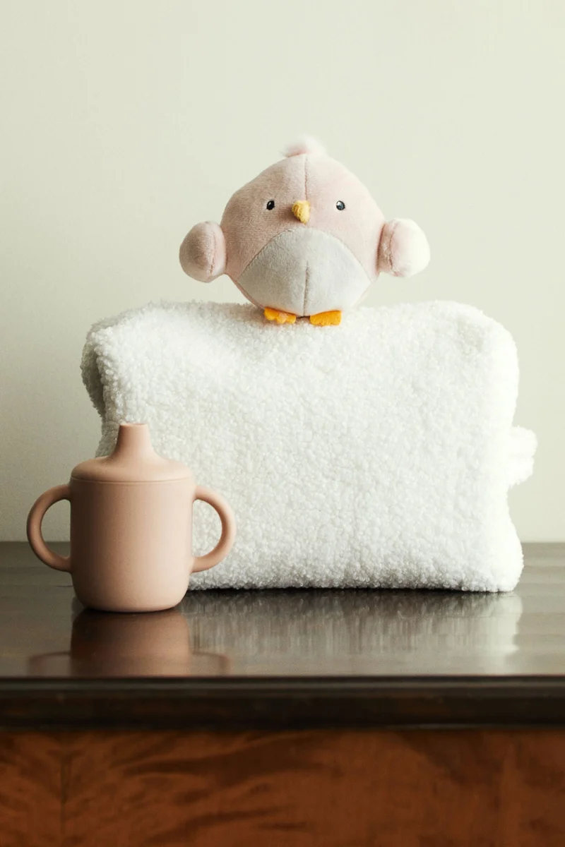 اتش اند ام حقيبة تغيير من نسيج تيدي