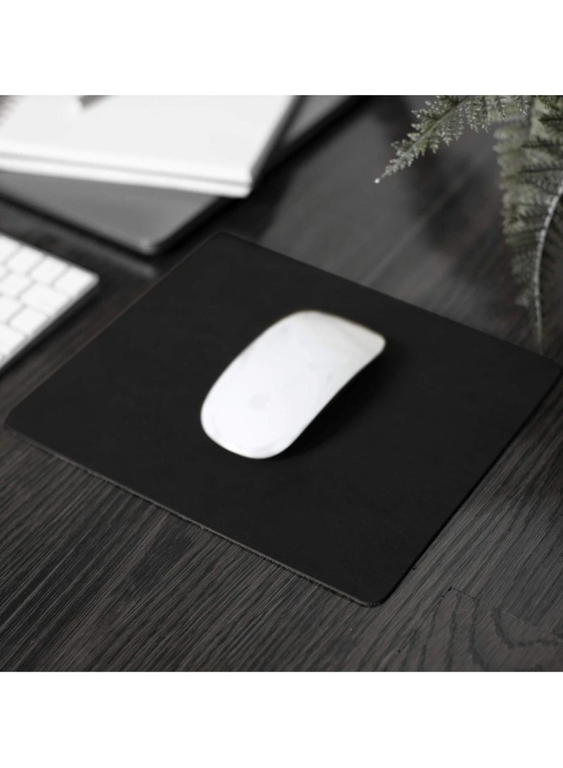 Huitich Large Black Mouse Pad with Lock Edge  Non-Slip Desk Mat - Image 3