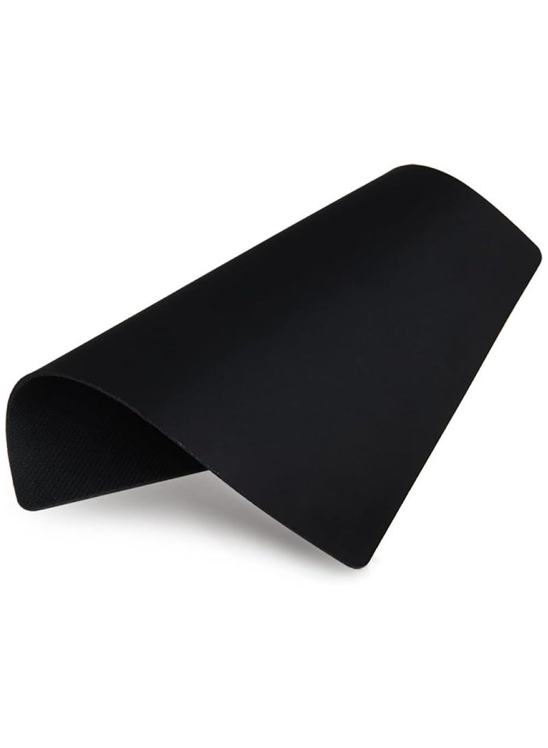 Huitich Large Black Mouse Pad with Lock Edge  Non-Slip Desk Mat - Image 2